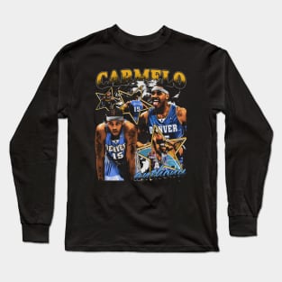 Carmelo Anthony Retro Bootleg Long Sleeve T-Shirt